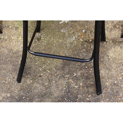 50 - 3 X RETRO ITALIAN BAR STOOLS 
41 X 41 X 93CM