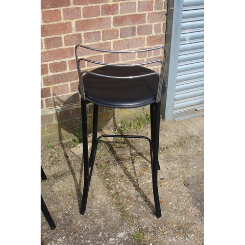 50 - 3 X RETRO ITALIAN BAR STOOLS 
41 X 41 X 93CM