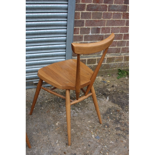 55 - PAIR OF ERCOL WINDSOR LARGE CHILD STACKING CHAIRS
37 X 39 X 74CM