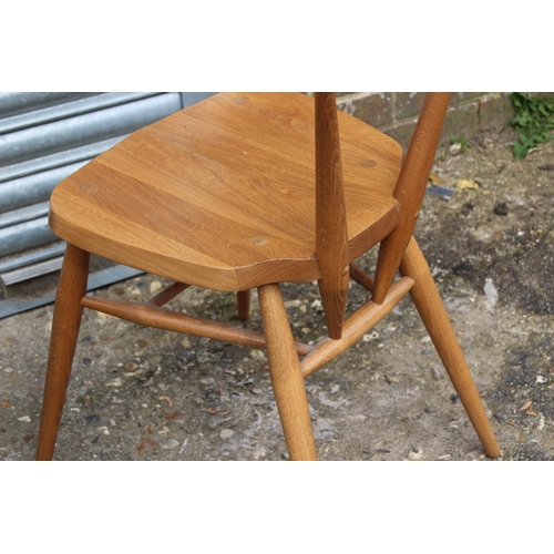 55 - PAIR OF ERCOL WINDSOR LARGE CHILD STACKING CHAIRS
37 X 39 X 74CM