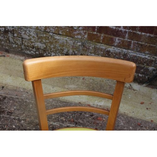 63 - 1950s  KITCHEN TABLE AND TWO CHAIRS 
90 X 60 X 77CM