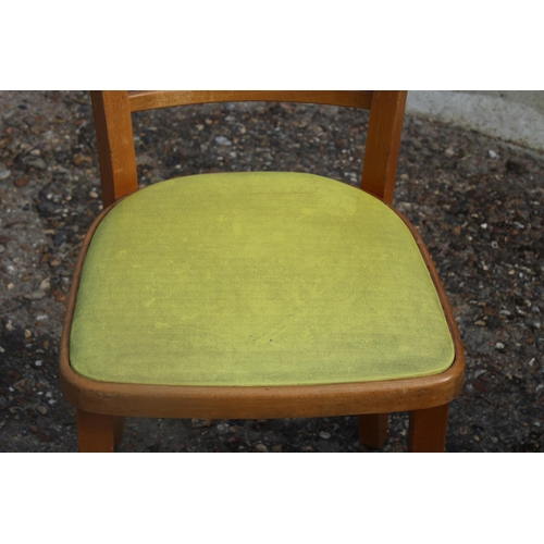 63 - 1950s  KITCHEN TABLE AND TWO CHAIRS 
90 X 60 X 77CM