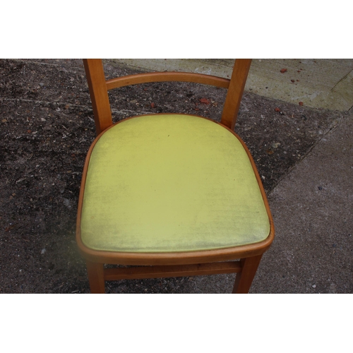 63 - 1950s  KITCHEN TABLE AND TWO CHAIRS 
90 X 60 X 77CM