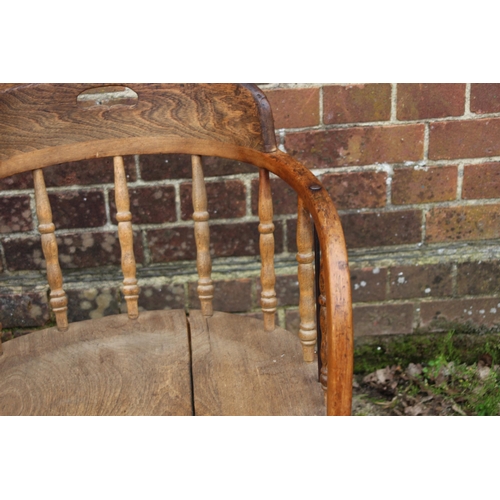 70 - ANTIQUE SMOKERS BOW CHAIR 
49 X 49 X 73CM