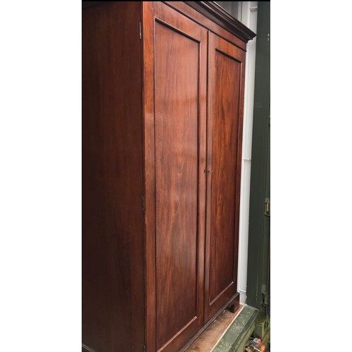 85 - HARDWOOD WARDROBE 
106 X 58 X 197CM