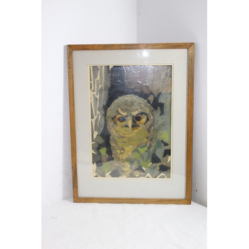 132 - LIMITED EDITION ETHCHING OF OWL 1978 AND TAWNY OWL COLLEGE 1976
65 X 48CM