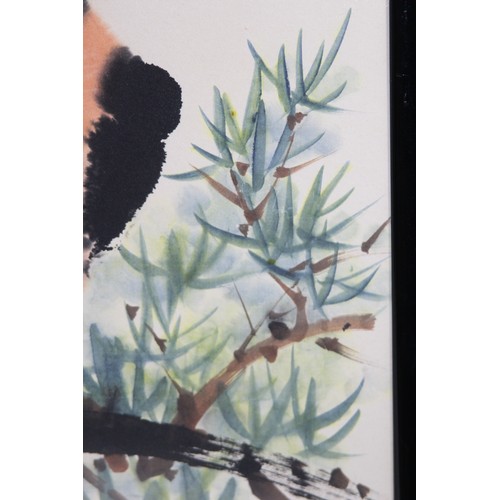 133 - OWL WATERCLOUR BY JAMES YEH-JAU LIU
85 X 70CM