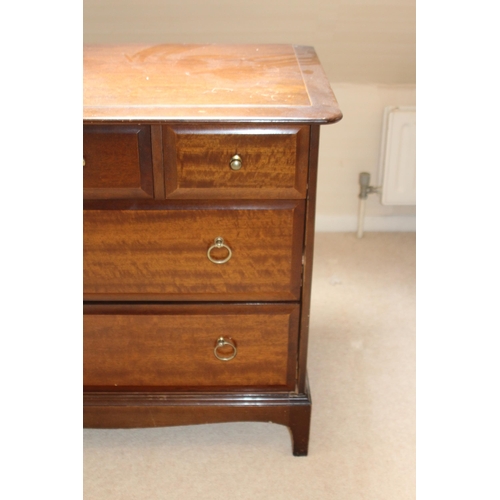 21 - STAG MINSTREL CHEST OF DRAWERS 
83 X 47 X 70CM