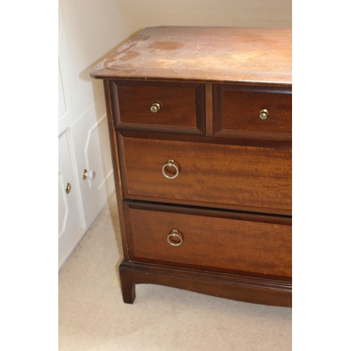 21 - STAG MINSTREL CHEST OF DRAWERS 
83 X 47 X 70CM