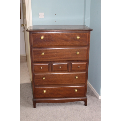 22 - STAG MINSTREL MULTI CHEST OF DRAWERS 
83 X 47 X 113CM