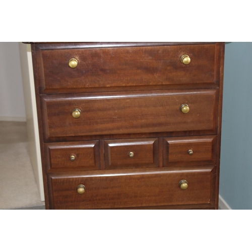 22 - STAG MINSTREL MULTI CHEST OF DRAWERS 
83 X 47 X 113CM