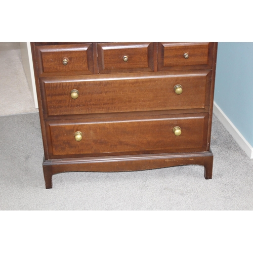 22 - STAG MINSTREL MULTI CHEST OF DRAWERS 
83 X 47 X 113CM