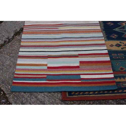 282 - 2 X VINTAGE RUGS 
227 X 159CM