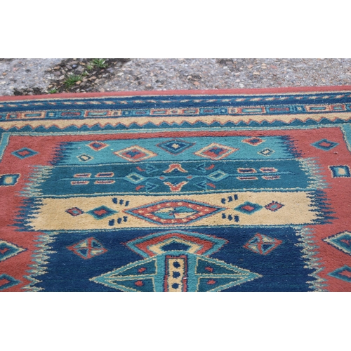 282 - 2 X VINTAGE RUGS 
227 X 159CM