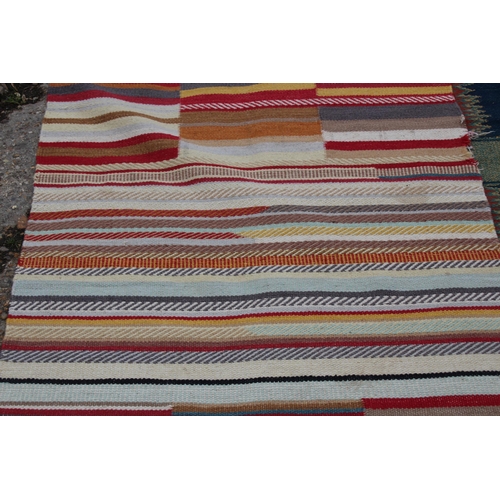 282 - 2 X VINTAGE RUGS 
227 X 159CM