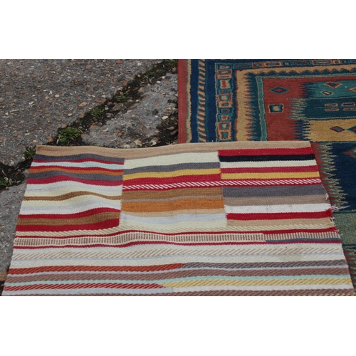 282 - 2 X VINTAGE RUGS 
227 X 159CM