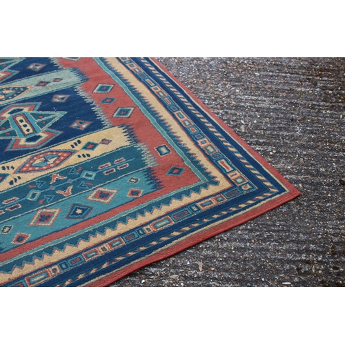 282 - 2 X VINTAGE RUGS 
227 X 159CM