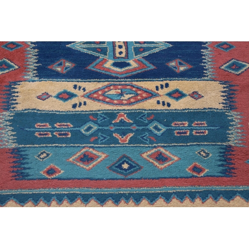 282 - 2 X VINTAGE RUGS 
227 X 159CM