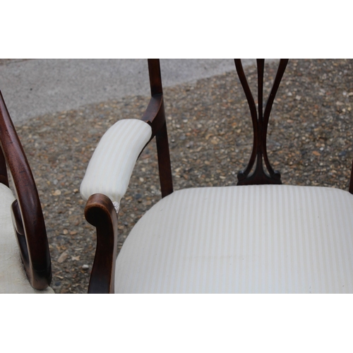 27 - 2 X VINTAGE CHAIRS 
60 X 57 X 88CM