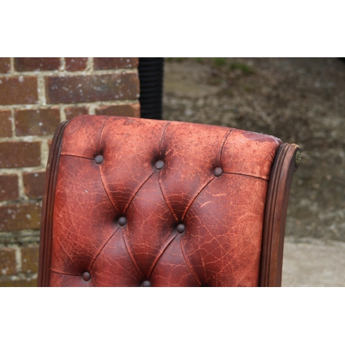 47 - EDWARDIAN CHAIR AND FOOTSTOOL - FOOTSTOOL A/F
104 X 43 X 39CM