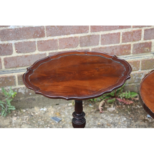 51 - 3 X REPRODUCTION WINE TABLES - ONE A/F
36 X 56CM