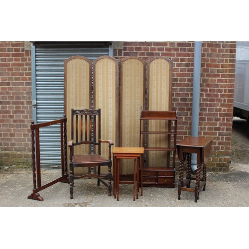 52 - QUANTITY OF EDWARDIAN FURNITURE x6