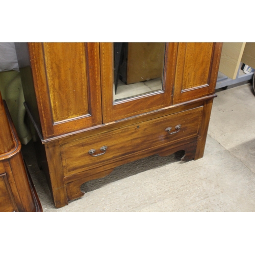 57 - EDWARDIAN WARDROBE 
106 X 46 X 196CM