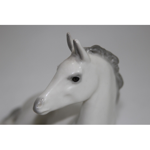 851 - USSR FIGURE OF A YOUNG HORSE SITTING 
14 X 11CM