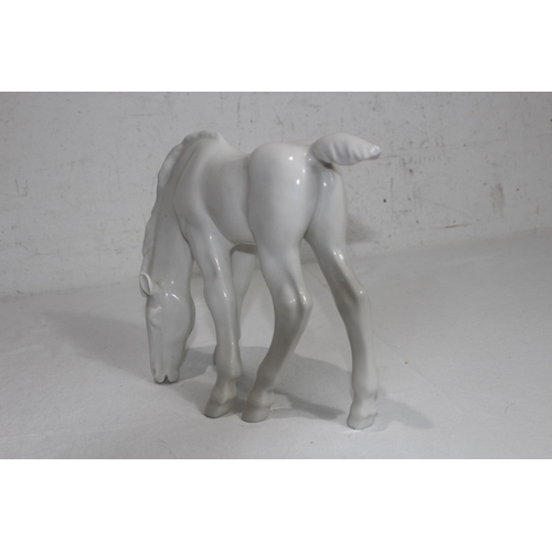 852 - USSR FIGURE OF A HORSE GRAZING 
20 X 24CM