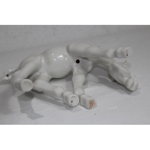 852 - USSR FIGURE OF A HORSE GRAZING 
20 X 24CM