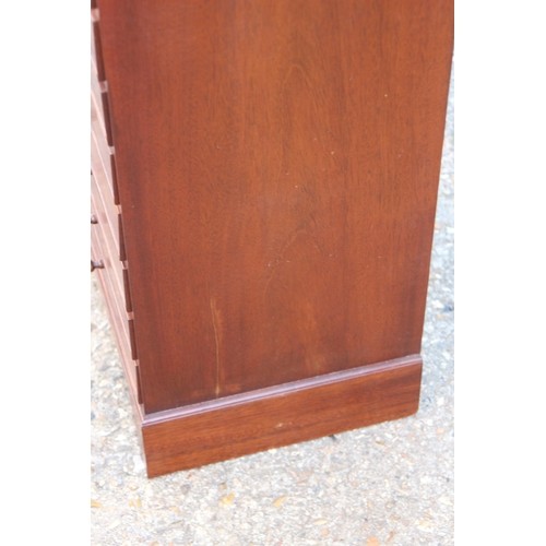 36 - VINTAGE 12 DRAWER MUSIC CABINET 
45 X 35 X 100CM