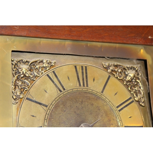 125 - 18TH CENTURY OAK LONG-CASE CLOCK WITH 10