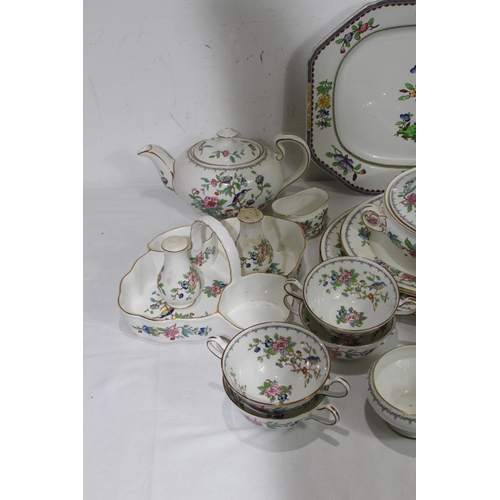 300 - LARGE QUANTITY OF AINSLEY CHINA DINNER SERVICE