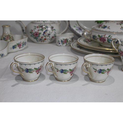 300 - LARGE QUANTITY OF AINSLEY CHINA DINNER SERVICE