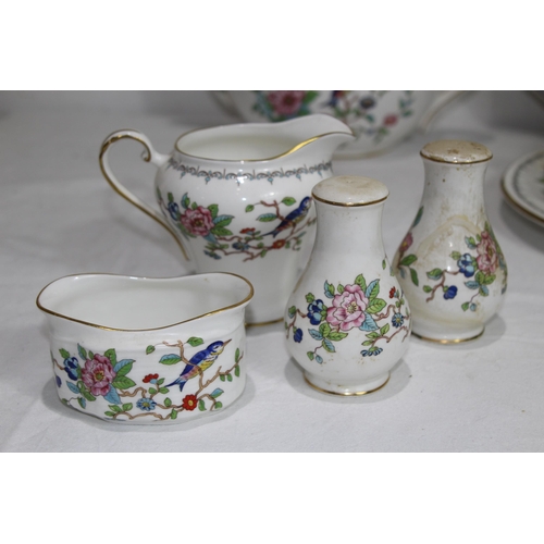 300 - LARGE QUANTITY OF AINSLEY CHINA DINNER SERVICE