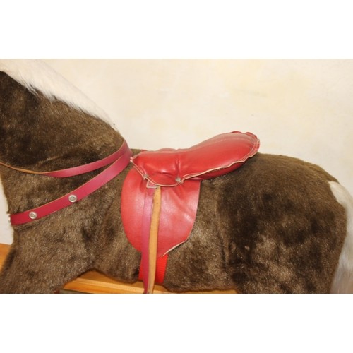 661 - VINTAGE PEGASUS ROCKING HORSE 
117 X 53 X 100CM