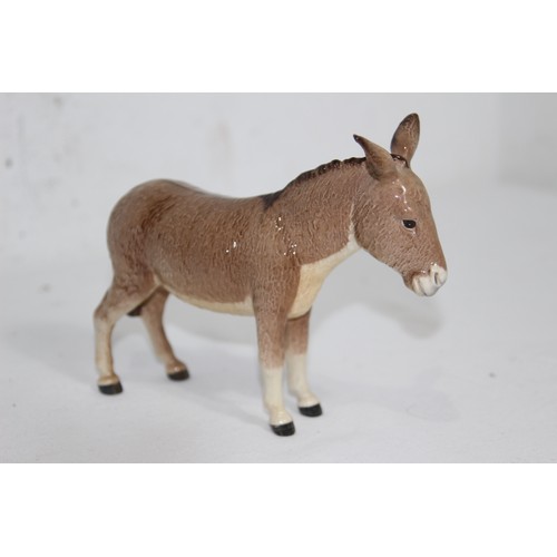 868 - 2 X BESWICK DONKEY FIGURES 
18 X 14CM