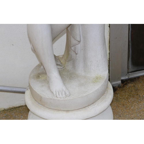 119 - 20TH CENTURY MARBLE COMPOSITION CLASSICAL NUDE STATUE 
150CM