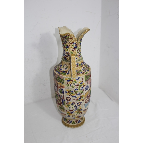 304 - VINTAGE LARGE ORIENTAL VASE - REPAIR TO TOP
50CM