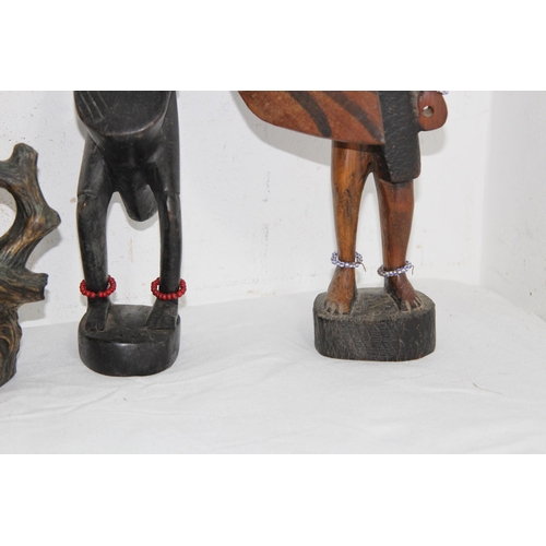 391 - QUANTITY OF ETHNIC TREEN
33CM