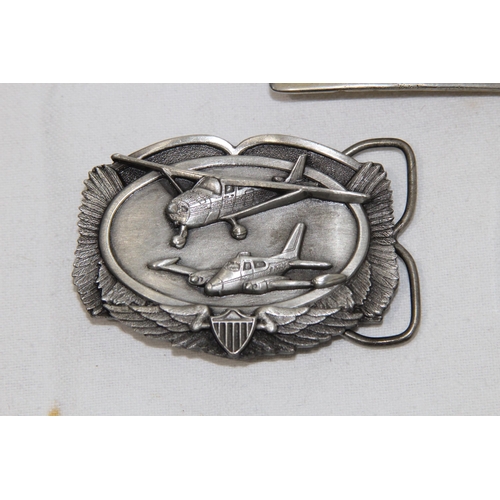 405 - 3 X GOOD BELT BUCKLES
8 X 6CM