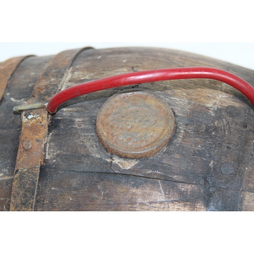 408 - VINTAGE WINE BARREL
22CM