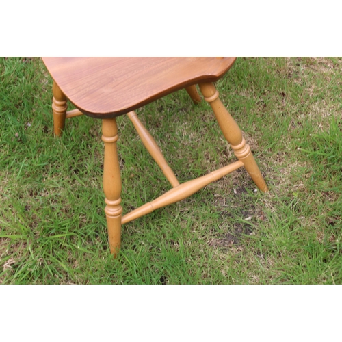 81 - 4 X ERCOL DINING CHAIRS 
42 X 42 X 80CM