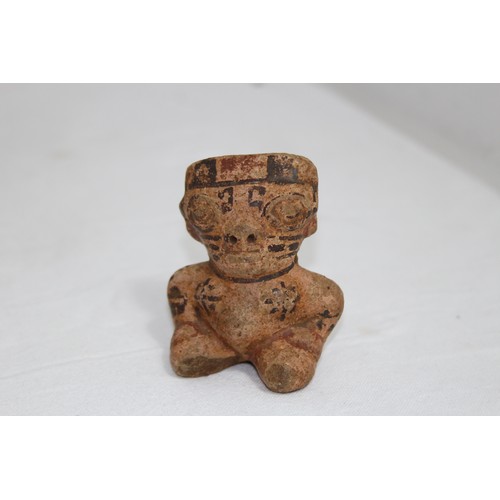 463 - 3 X PRE COLUMBIAN FIGURES INCLUDING NAYARIT AND BOWL - A/F