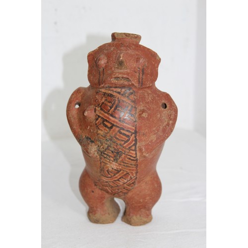 463 - 3 X PRE COLUMBIAN FIGURES INCLUDING NAYARIT AND BOWL - A/F