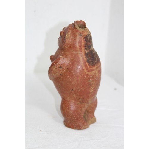 463 - 3 X PRE COLUMBIAN FIGURES INCLUDING NAYARIT AND BOWL - A/F