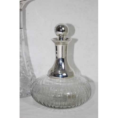 334 - CLARET JUG AND DECANTER
30CM