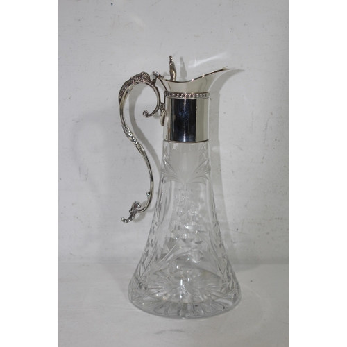 334 - CLARET JUG AND DECANTER
30CM