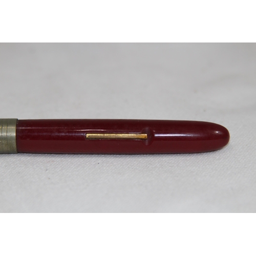 906 - 14CT GOLD NIB TRUE POINT FOUNTAIN PEN