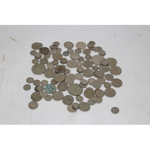 981 - QUANTITY OF POST 1946 BRITISH SILVER COINS